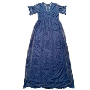 IceBird Navy Lace Maxi Dress Size Small